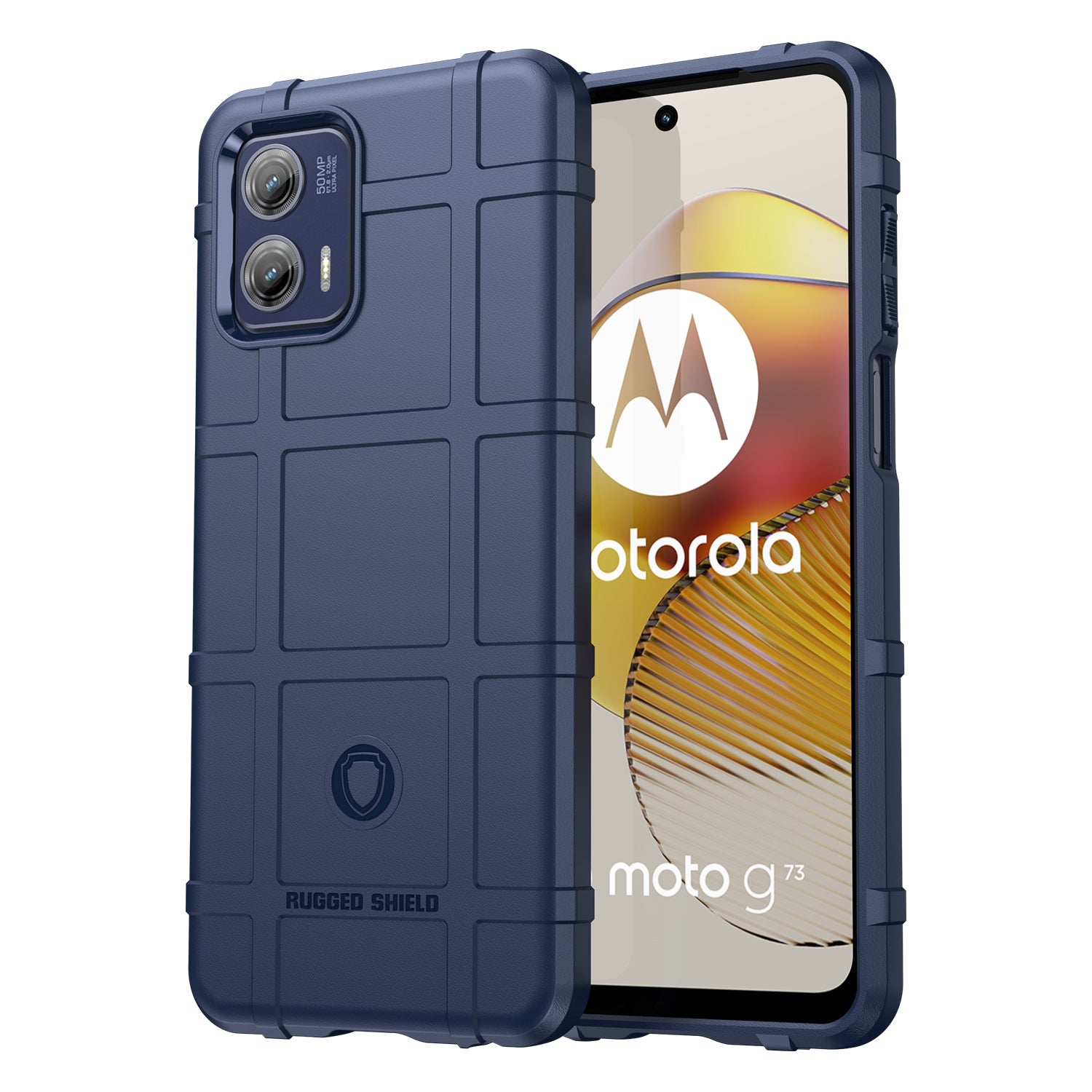 For Motorola Moto G73 5G Mobile Phone Cover Rugged Square Grid Texture Shockproof Soft TPU Cell Phone Case For Motorola Moto G73 5G Mobile Phone Cover Rugged Square Grid Texture Shockproof Soft TPU Cell Phone Case